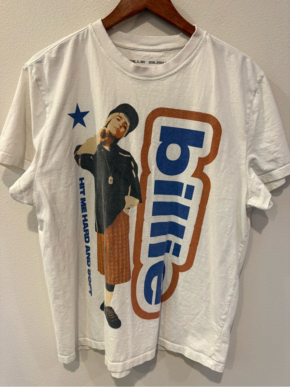 Billie Eilish Hit Me Hard And Soft Tour Dates White Graphic T-Shirt